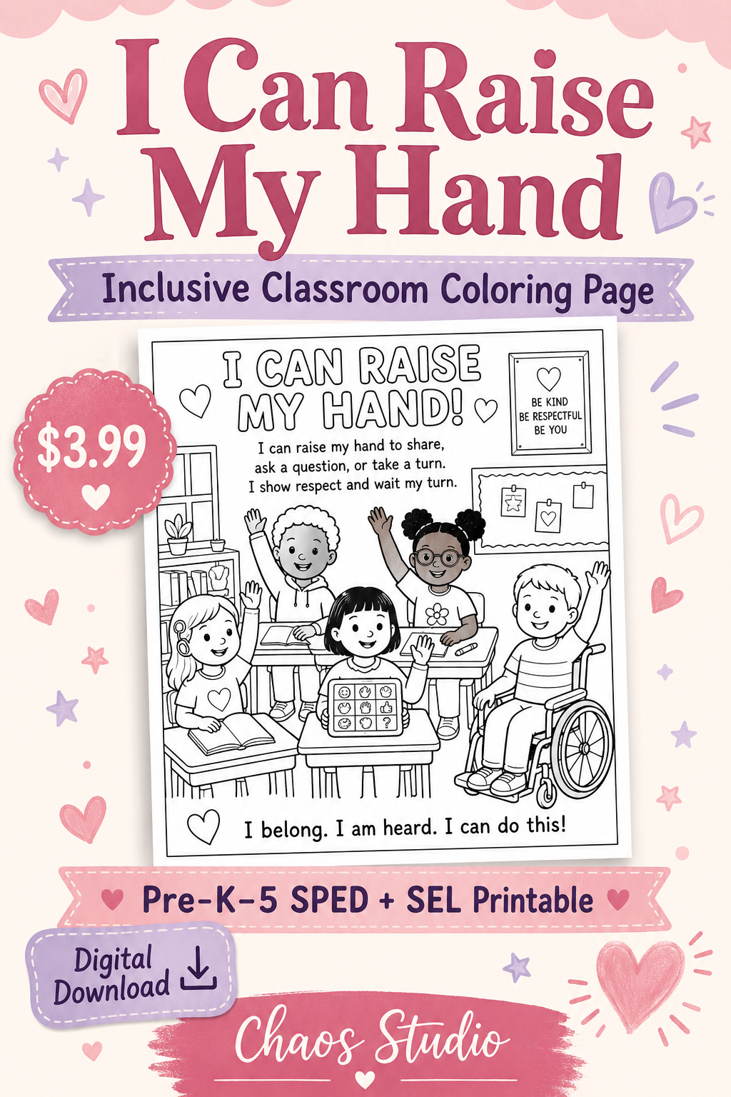 I Can Raise My Hand