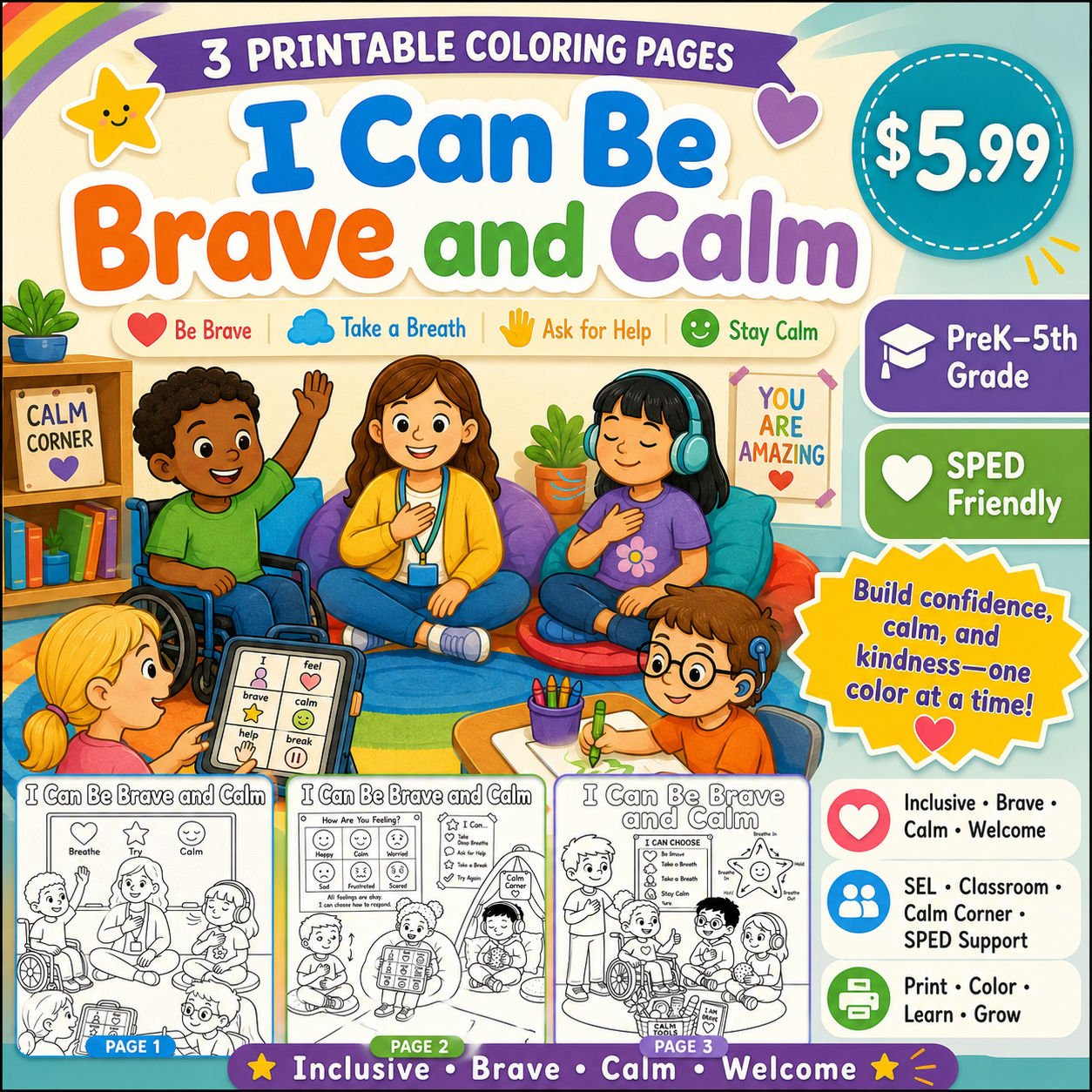 I Can Be Brave and Calm