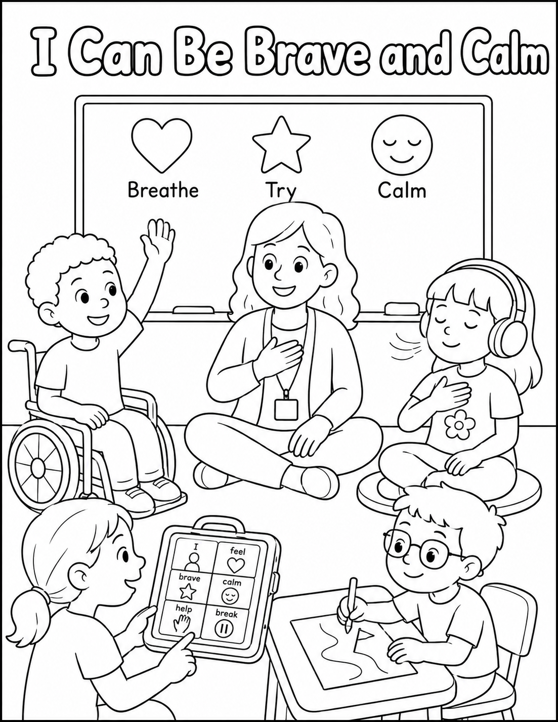 I Can Be Brave and Calm